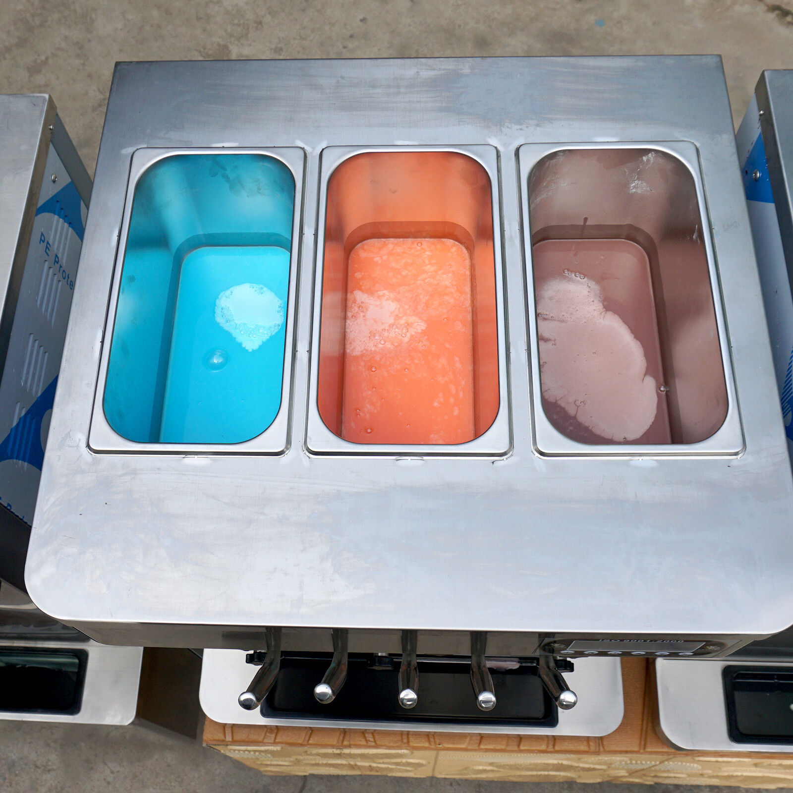 Kolice ETL Commercial Countertop 5 Flavors Soft Serve Ice Cream Machine