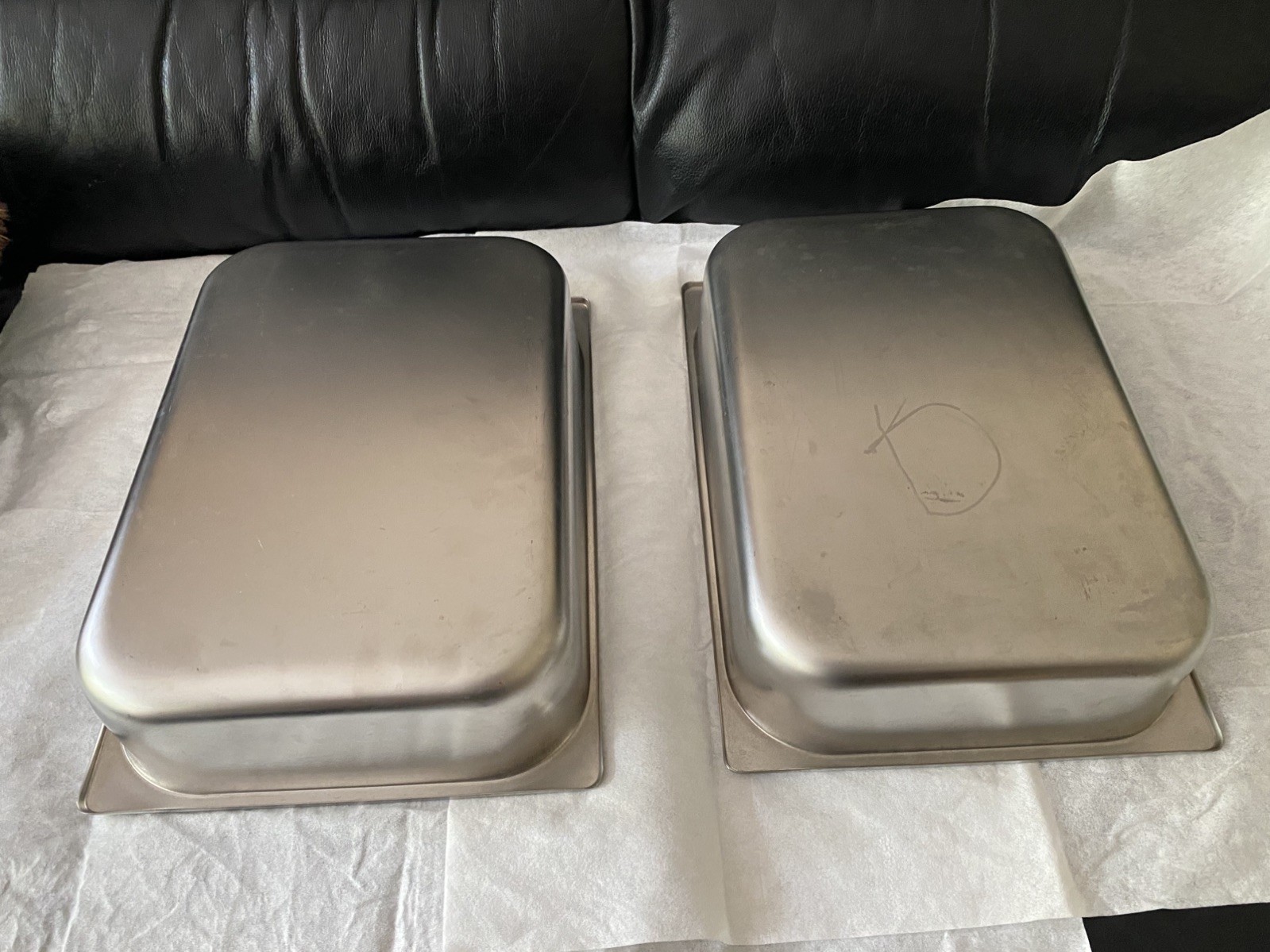 Gelato Pan 5,5 liter Stainless steel 360x250x80mm