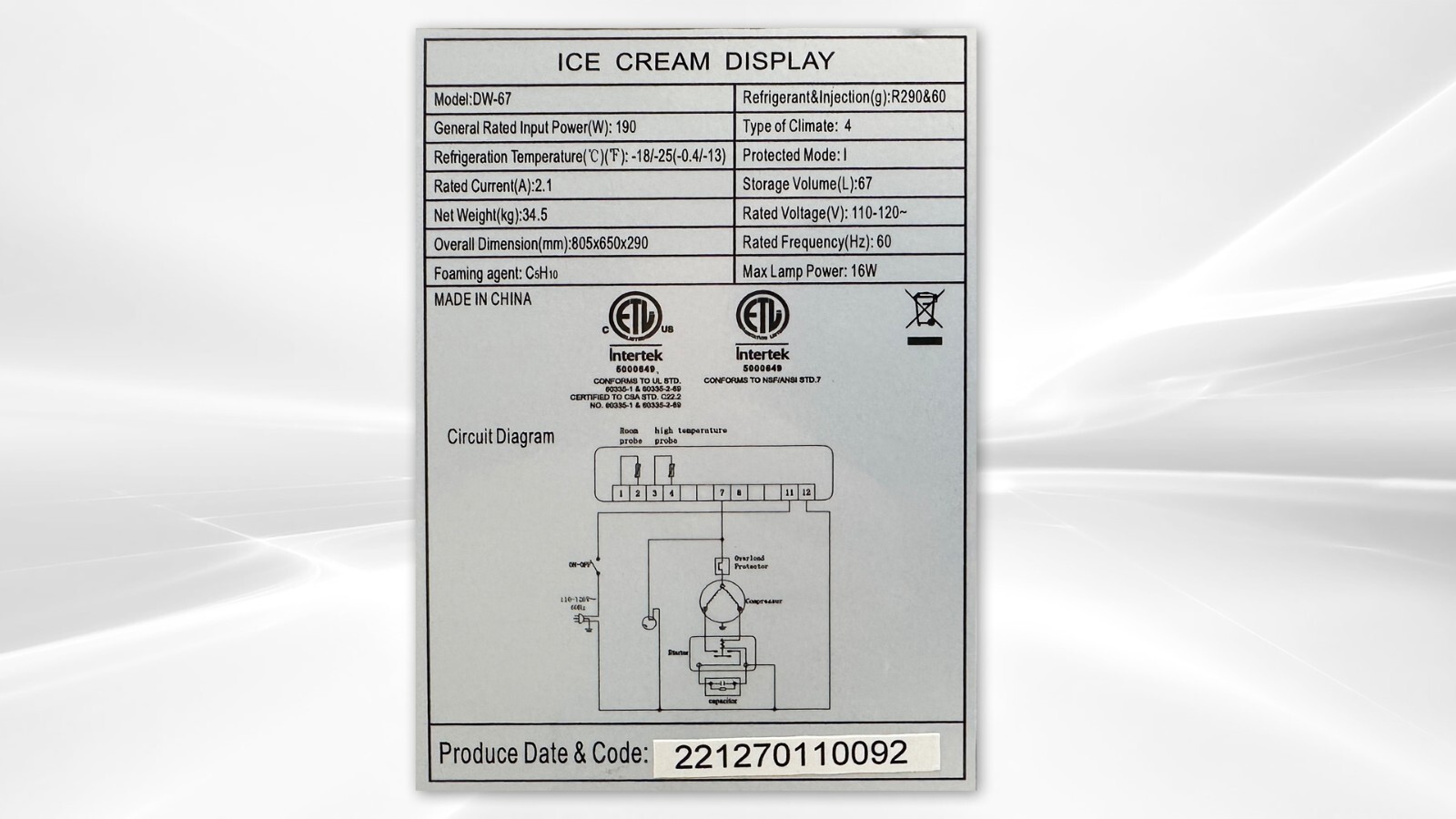 NEW 4 Pan Gelato Ice Cream Freezer Display Showcase Countertop Server NSF