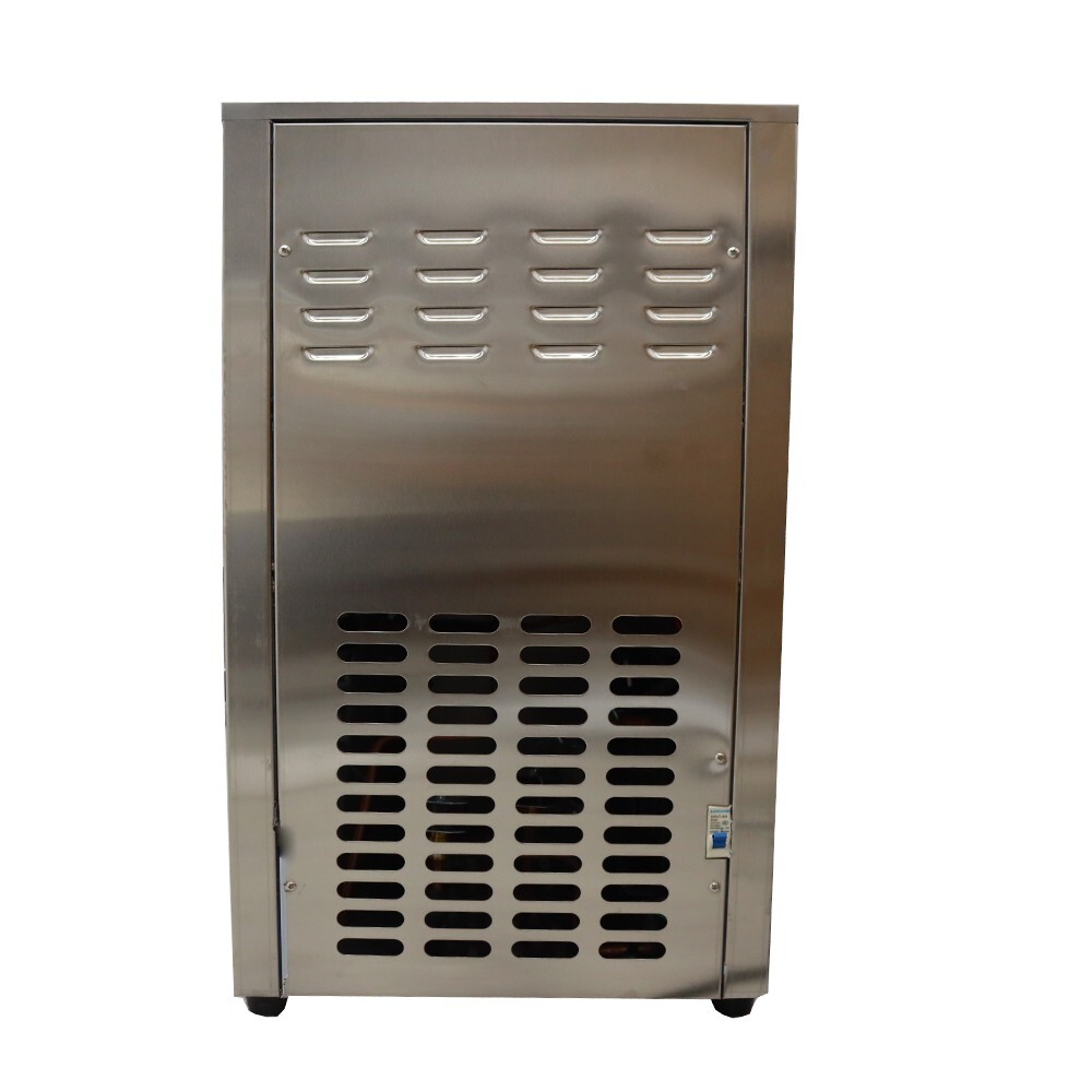 Countertop Soft Ice Cream Machine 3 Flavors 110V LED Display Double Cylinders