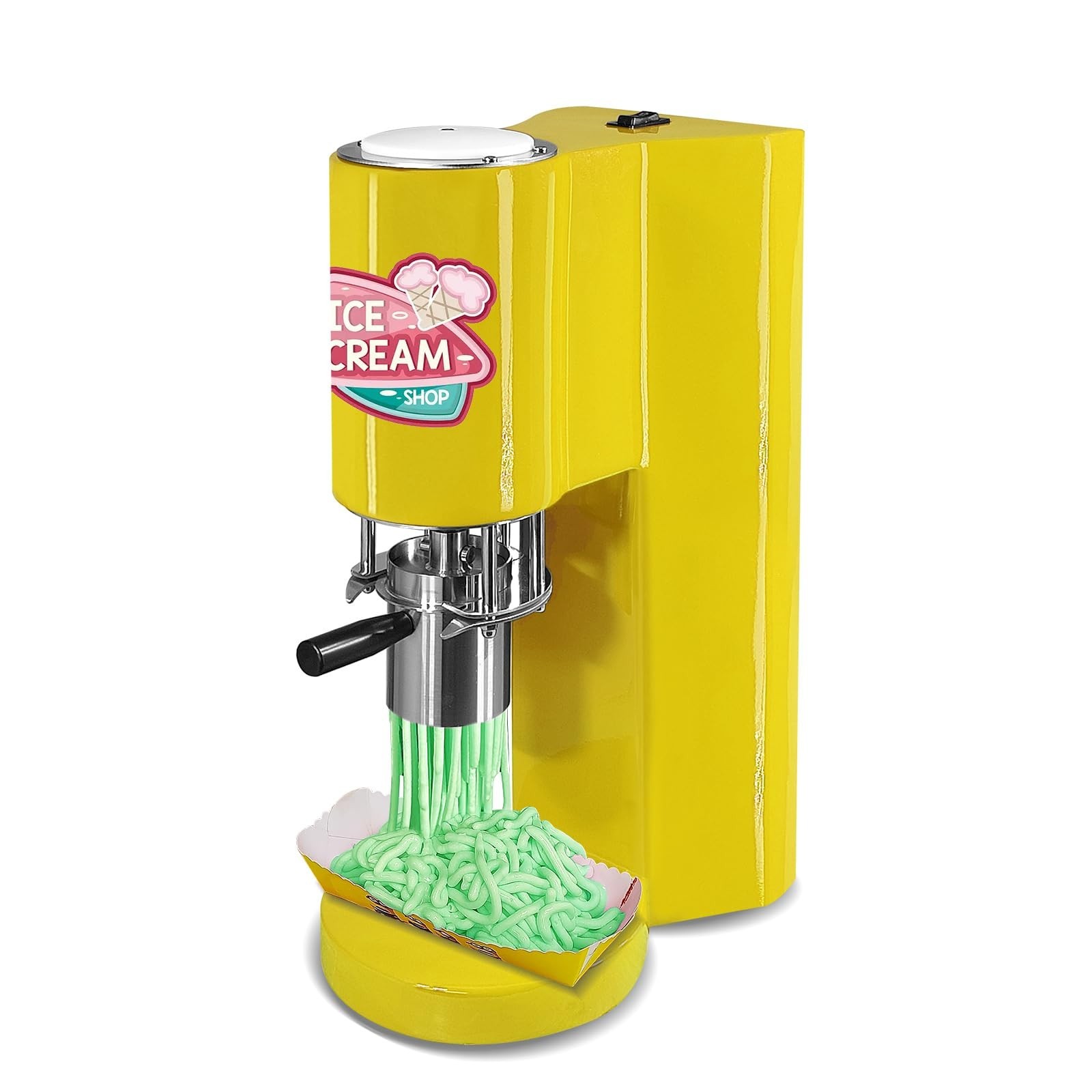 Kolice Frozen Yogurt Mixing Machine Spaghetti Press Ice Cream Noodel Shape Press