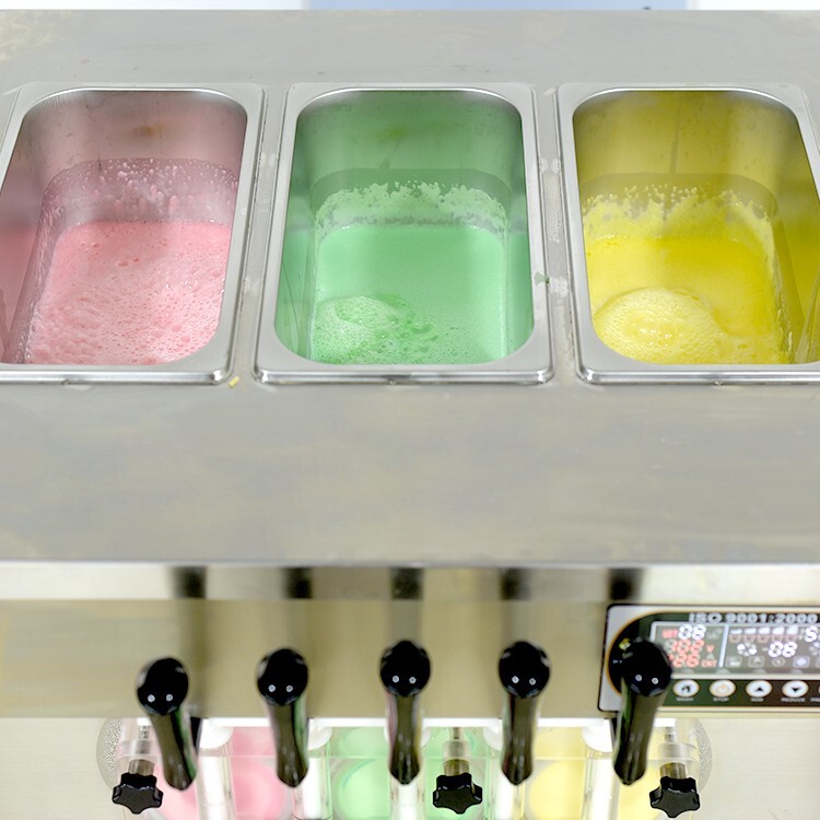 Kolice Commercial 5 flavors soft ice cream maker Soft serve ice cream machine