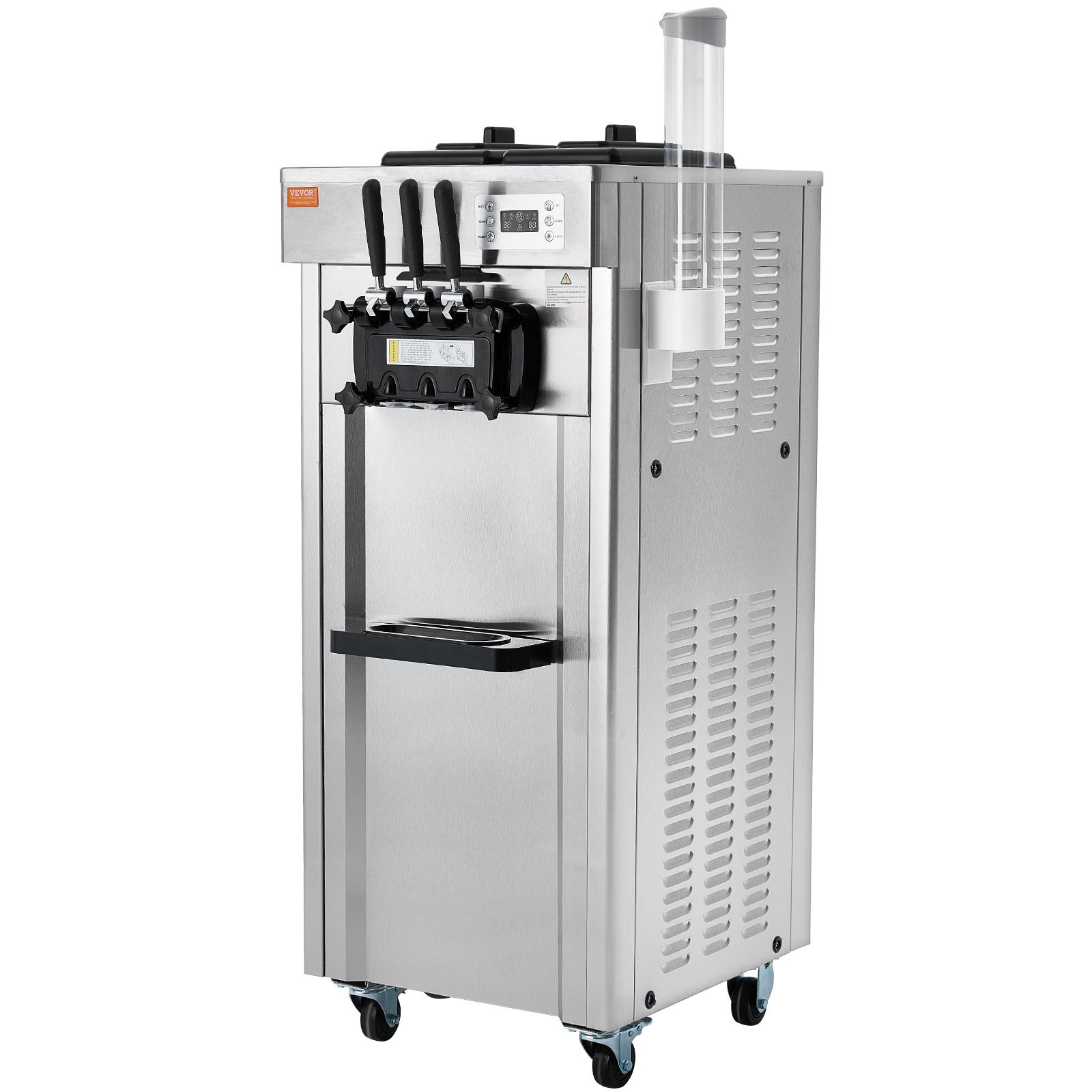 VEVOR Commercial Soft Serve Ice Cream Machine Maker 21-31 L/H Yield 3-Flavor