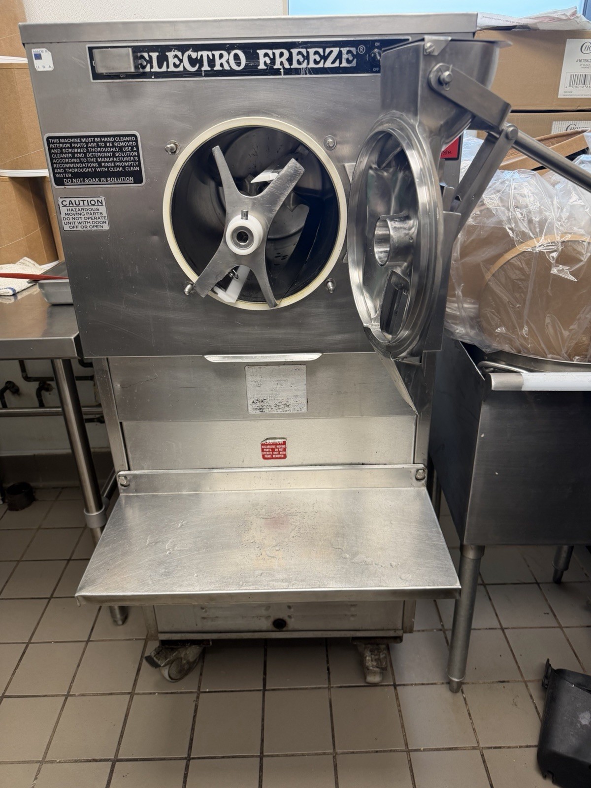 Electro Freeze FT-1 24qt Ice Cream Batch Freezer Machine 1ph Water Cooled