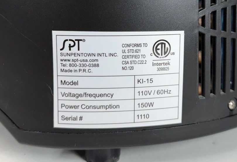 SunPenTown KI-15 Ice Cream Machine Preowned Works Great
