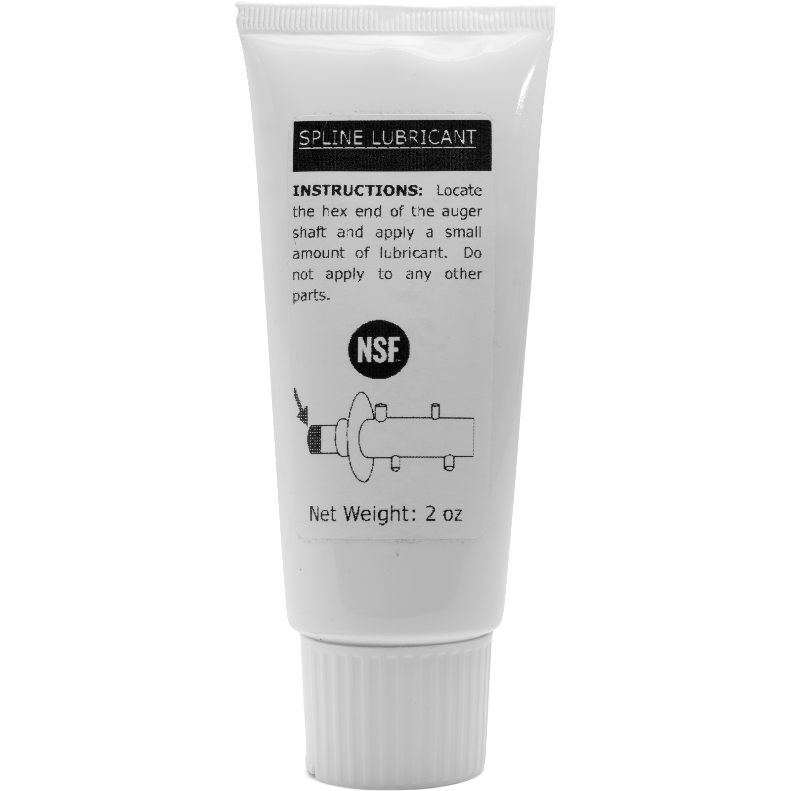 Spline Lubricant (Lube) for Stoelting Ice Cream Machines — 2oz Tube