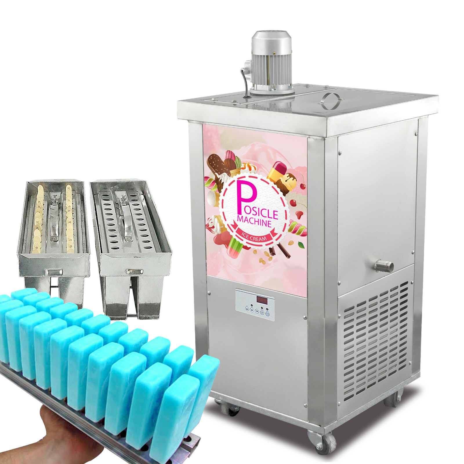 Kolice Commercial Slim mold ice Popsicle Machine,ice Lolly Maker,ice pops maker