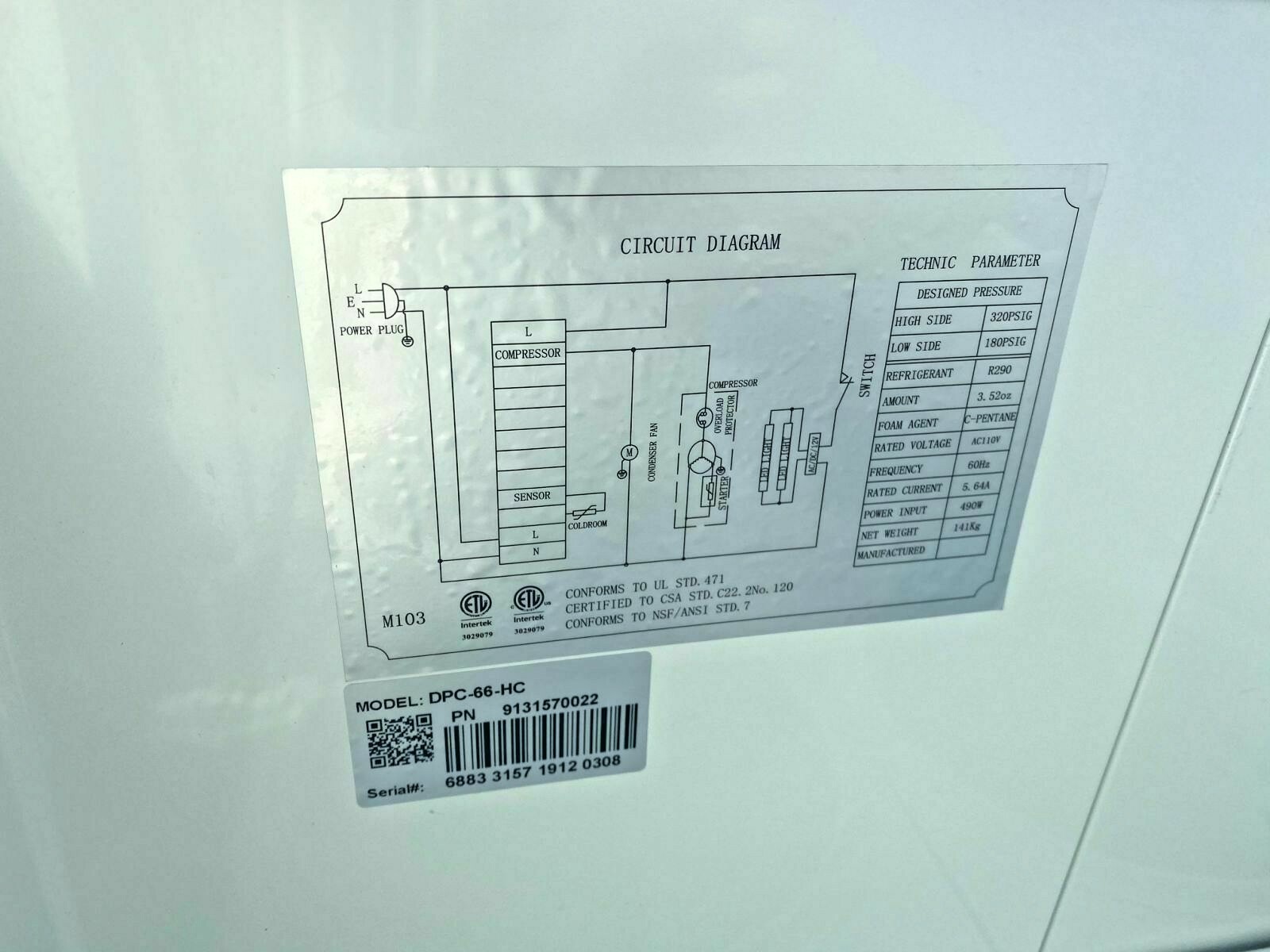 NEW 68″ Ice Cream Gelato 12 Tub Freezer Top Glass Nice Modern Display NSF ETL