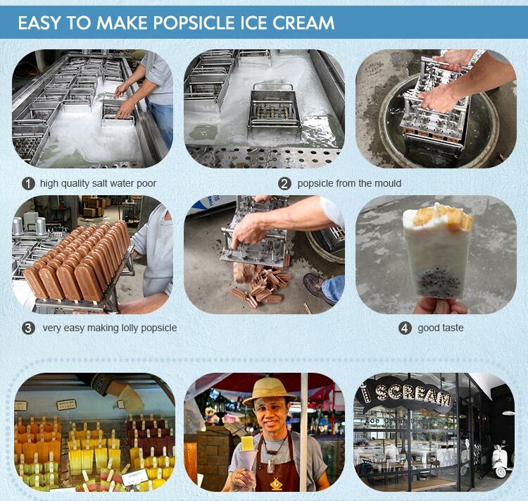 Kolice commercial 4 mold sets ice popsicle machine,ice lollipop machine 110V60HZ