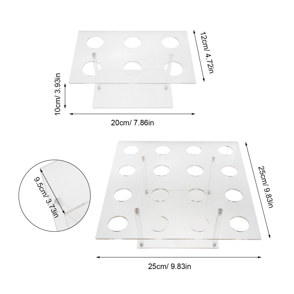 2 Pcs Ice Cream Holder Cone Serving Stand Holders for Appetizers