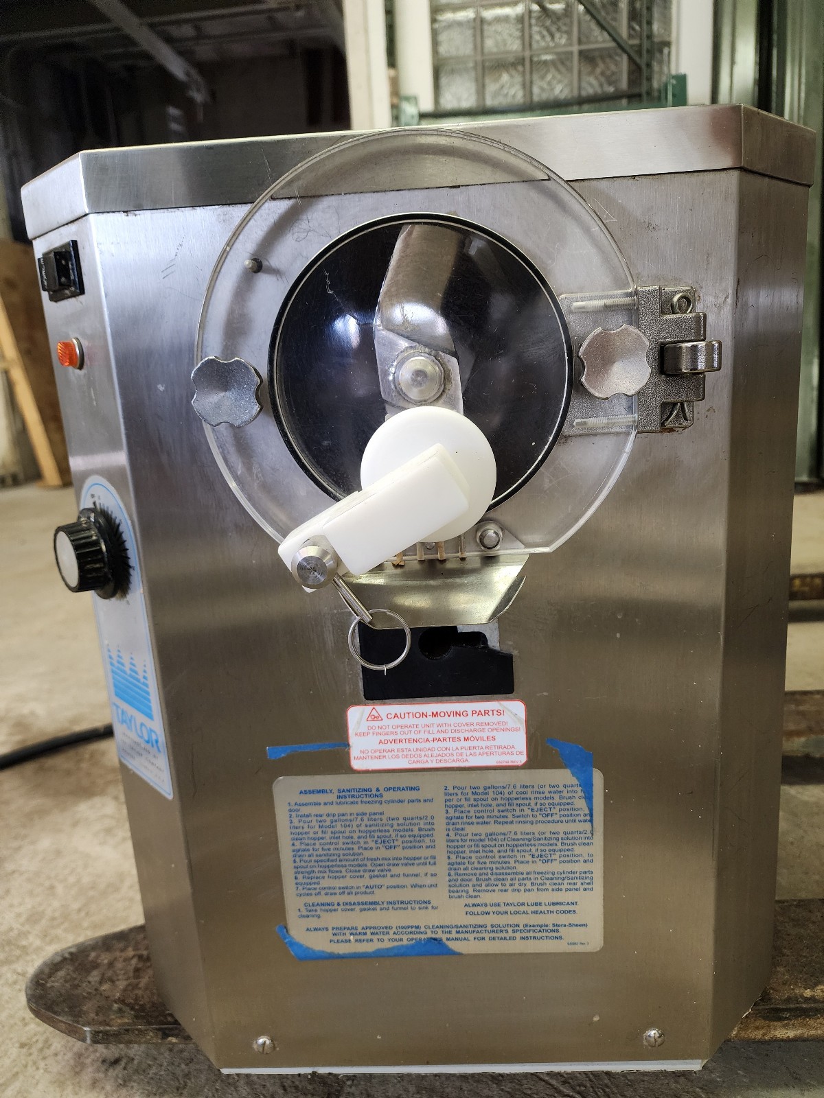 2017 Taylor 104-12 Countertop Batch Ice Cream Freezer 115V