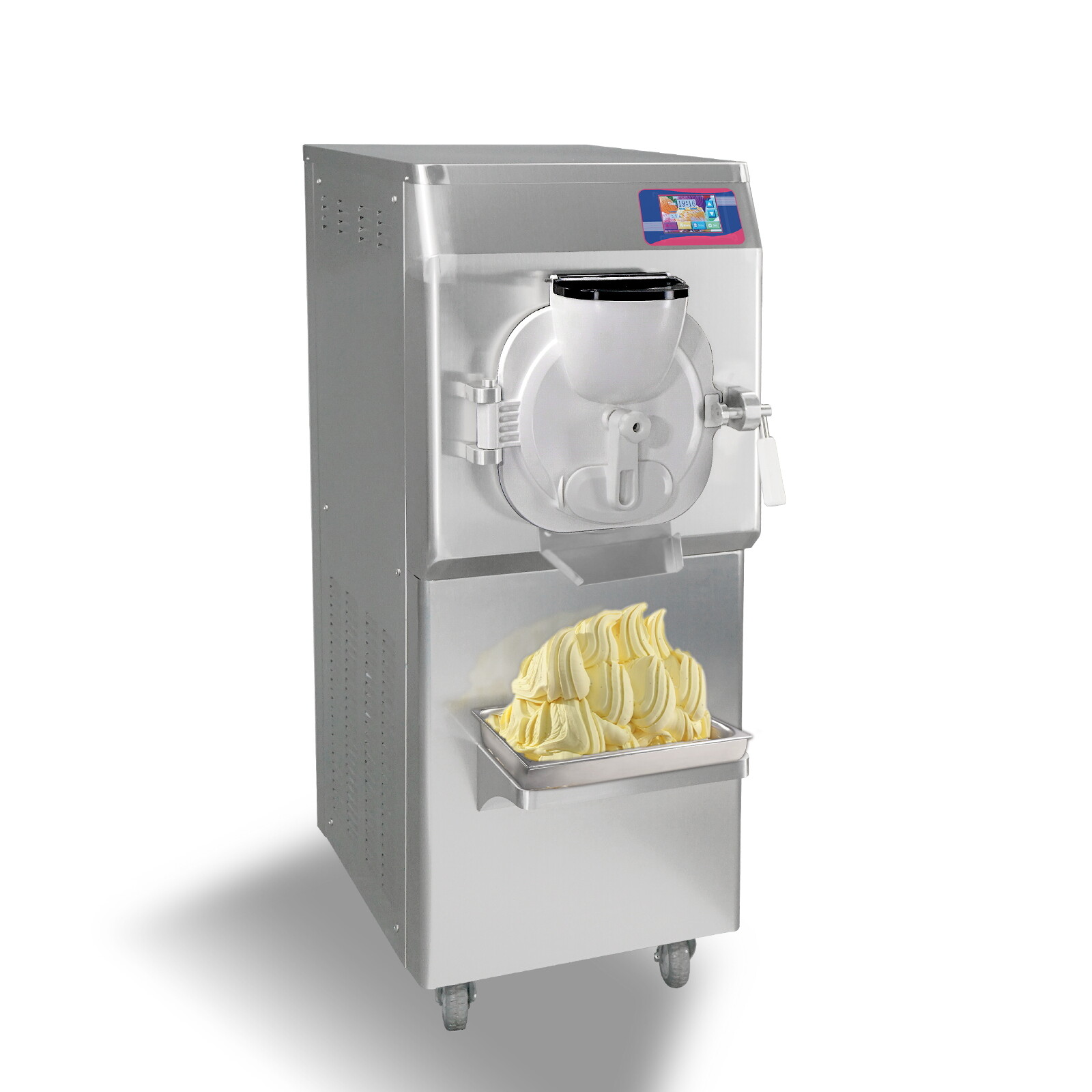 Kolice Commercial Italian Water Ice Machine, Gelato Hard ice Cream Machine