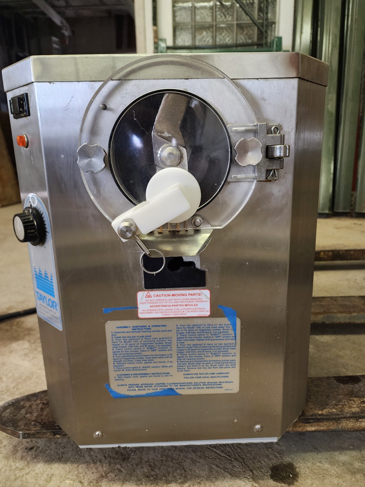 2017 Taylor 104-12 Countertop Batch Ice Cream Freezer 115V