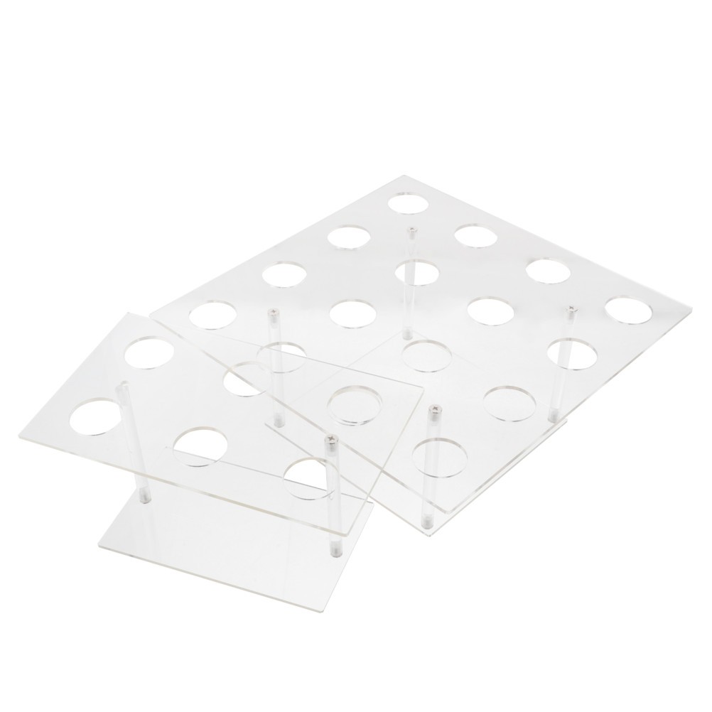 2 Pcs Ice Cream Holder Acrylic Cone Stand Snack Cones Holders for Appetizers