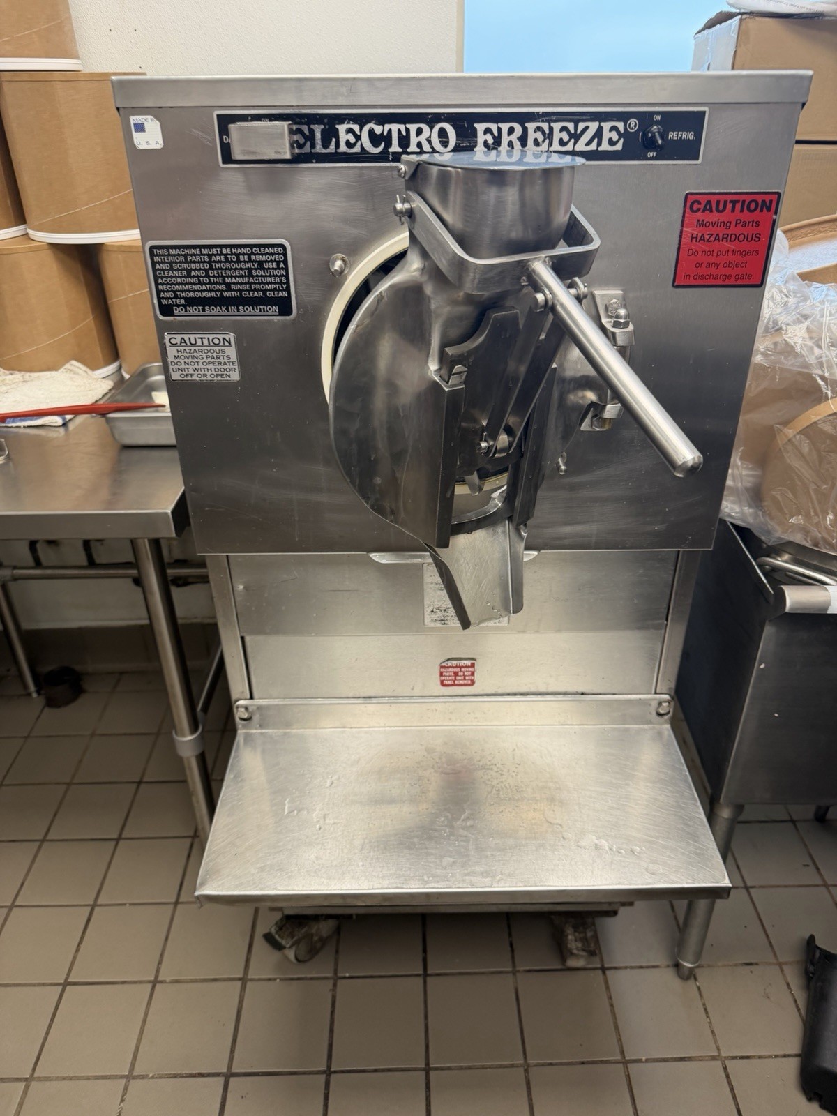 Electro Freeze FT-1 24qt Ice Cream Batch Freezer Machine 1ph Water Cooled