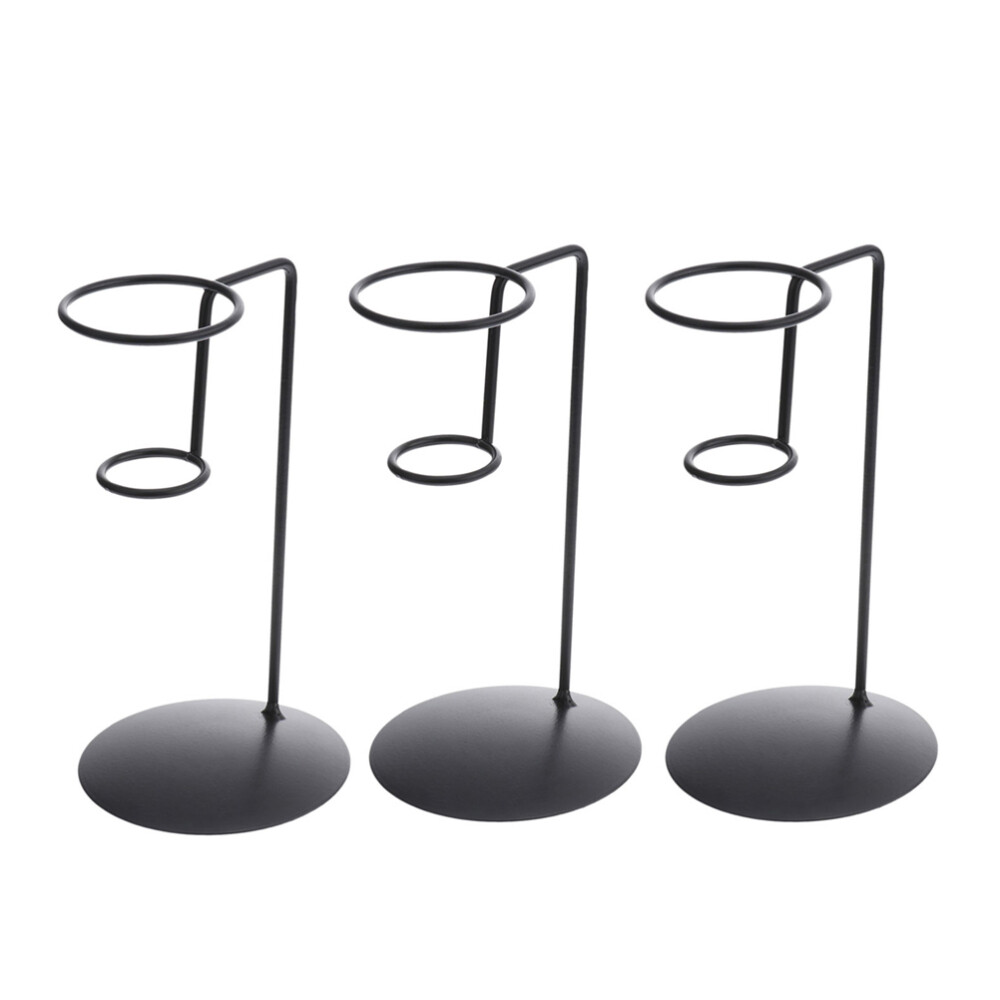 3Pcs Ice Cream Cone Holder Egg Cone Holder Iron Cone Holder Stand