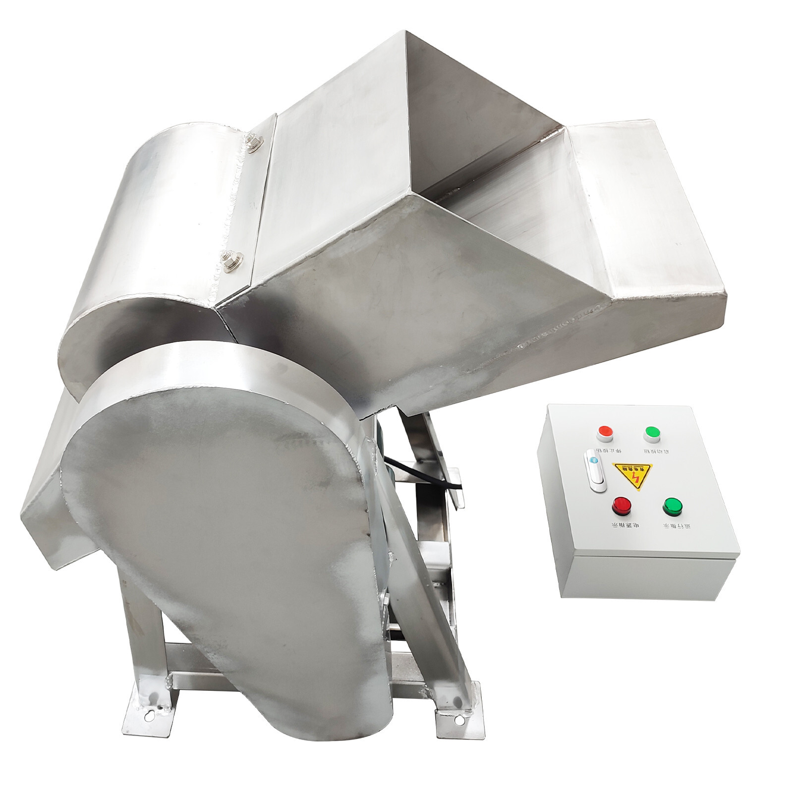 220V Large Scale Ice Breaker, 2T/H IndustrialIce Stainless Steel Ice Breaker