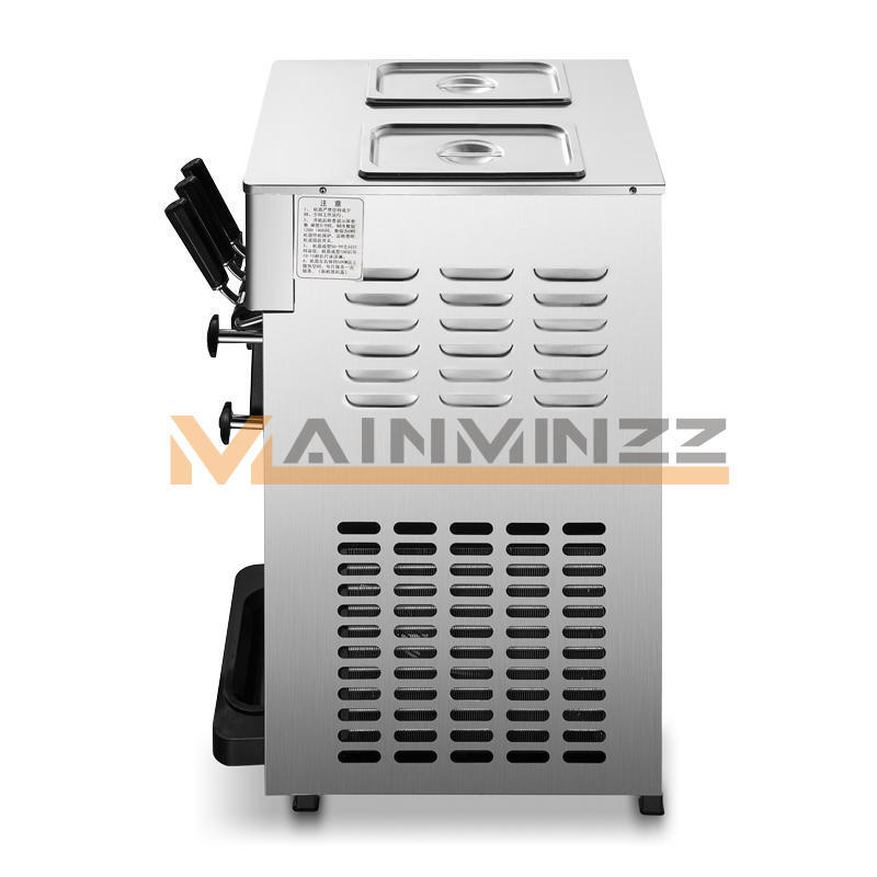 1PC 3 Flavor Commercial Frozen Ice Cream Cones Machine Soft Ice Cream Machine