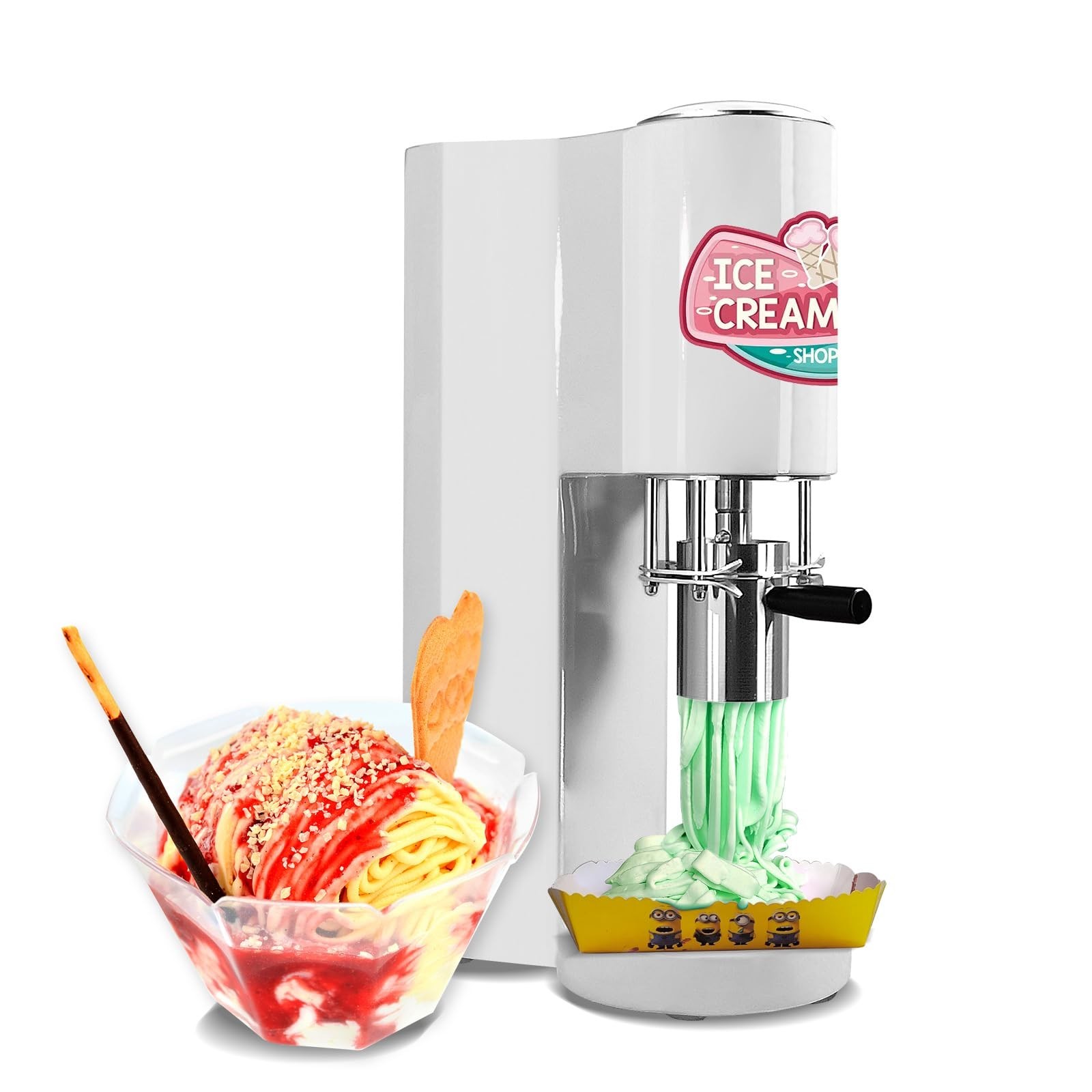 Kolice Hard Ice Cream Noodle Making Machine Snack Food Equipment Spaghetti Press