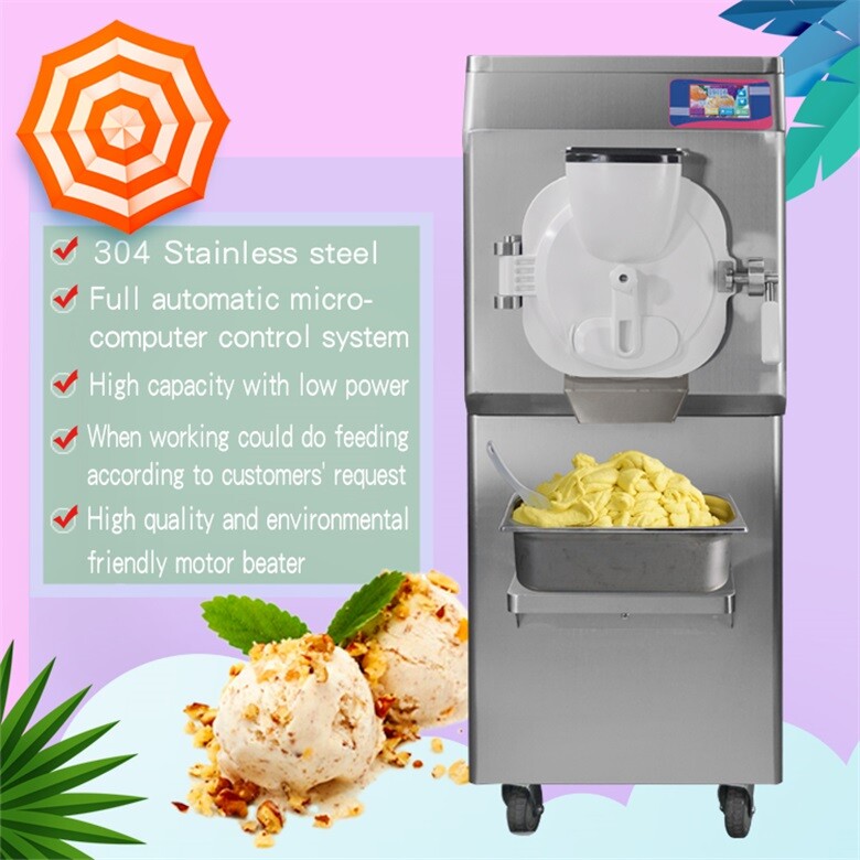 USA Kolice ETL Commercial Heavy Duty 35 Quart/Hour Gelato Hard Ice Cream Machine