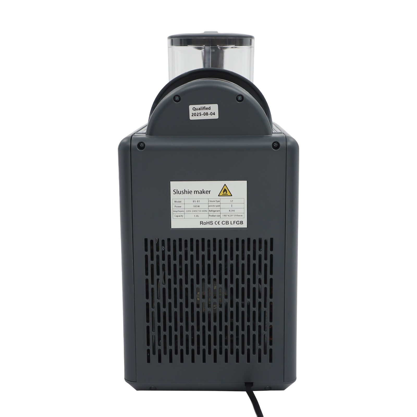 Frozen Drink Machine Tabletop Electric Shaved Ice Machine 185W 1.8L/0.48 Gallon