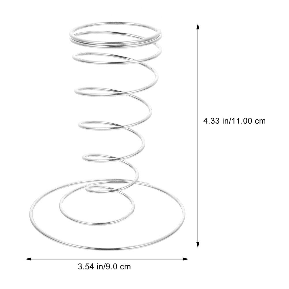 4Pcs Stainless Steel Ice Cream Cone Shelf Ideal for Home and Restaurant Use