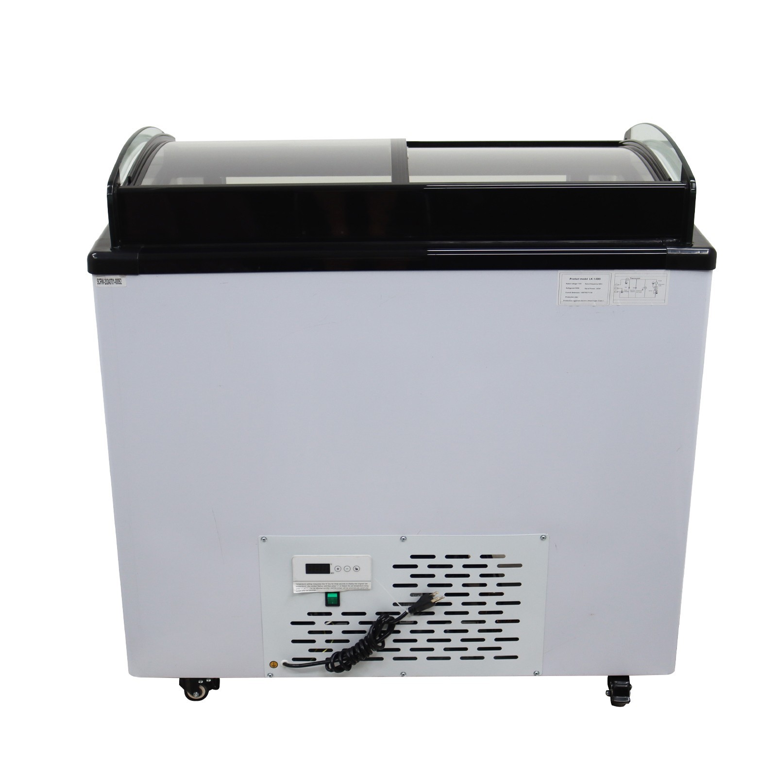 10 PAN Ice Cream Showcase Ice Cream Freezer with LED Light 2.5L/Pan 110V 330W