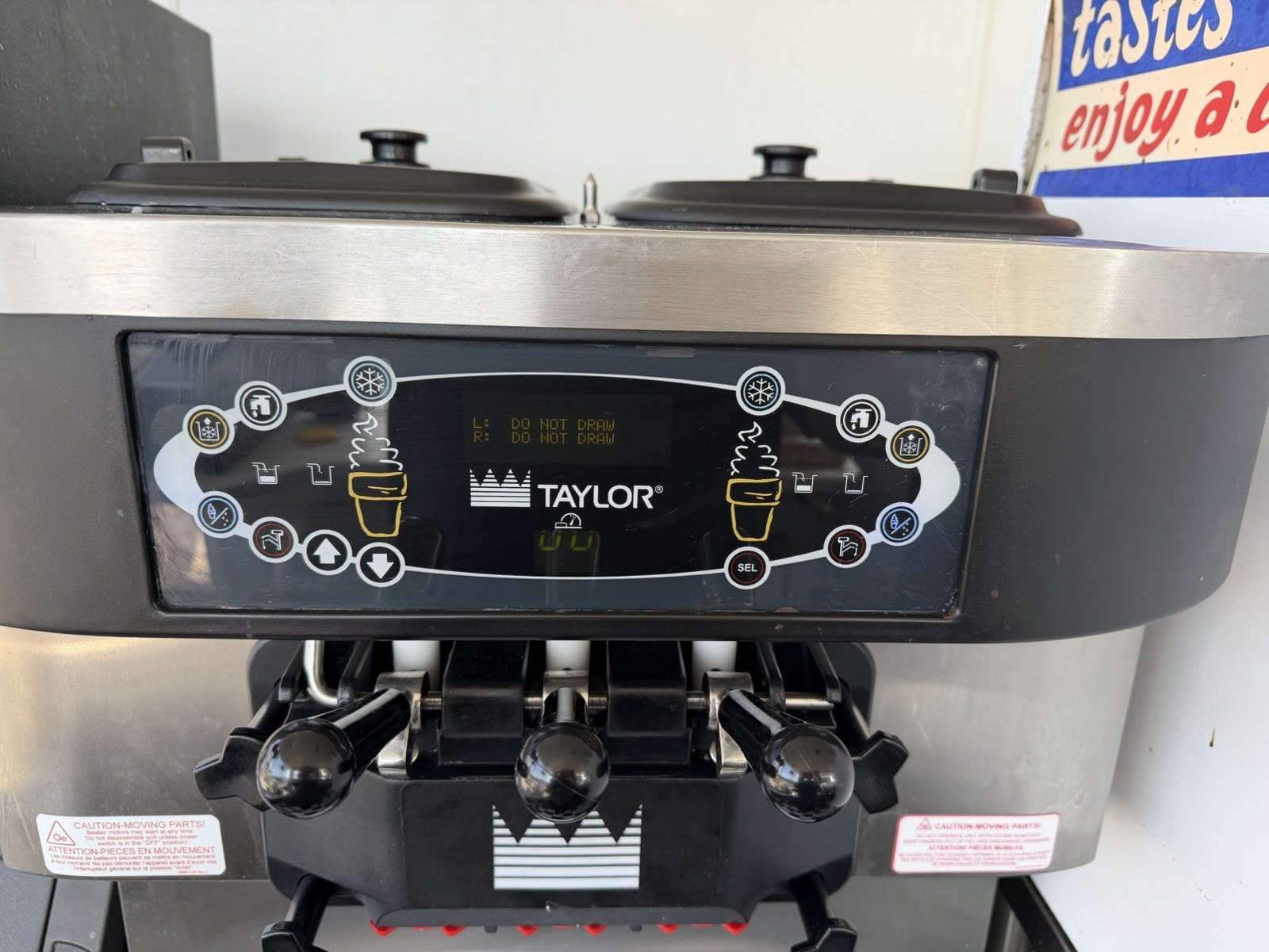 Taylor Ice Cream Machine C712 LCD Touch Screen Panel