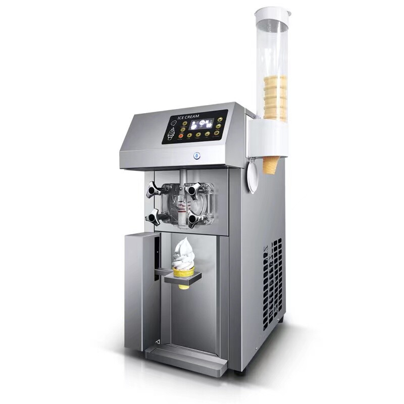 FactorySale Automatic Ice Cream Maker Single Flavor Soft Serve Ice Cream Machine