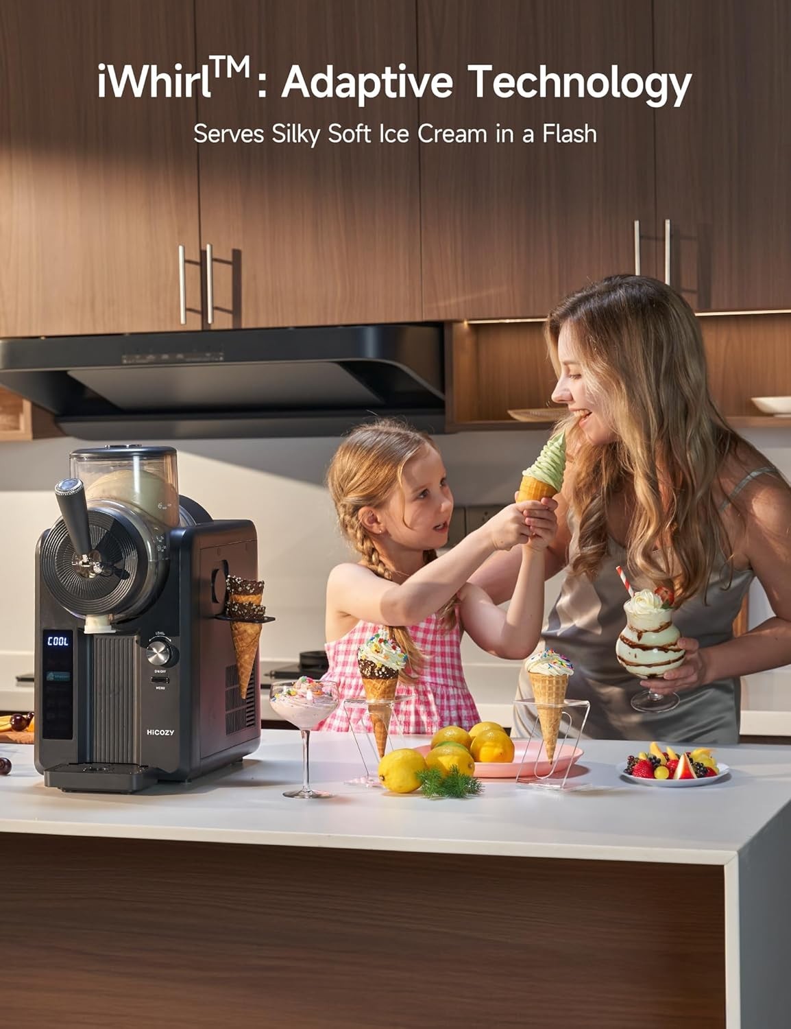 Automatic F3 Slushie Machine with Quicool Technology – 5 Presets for Easy Treats