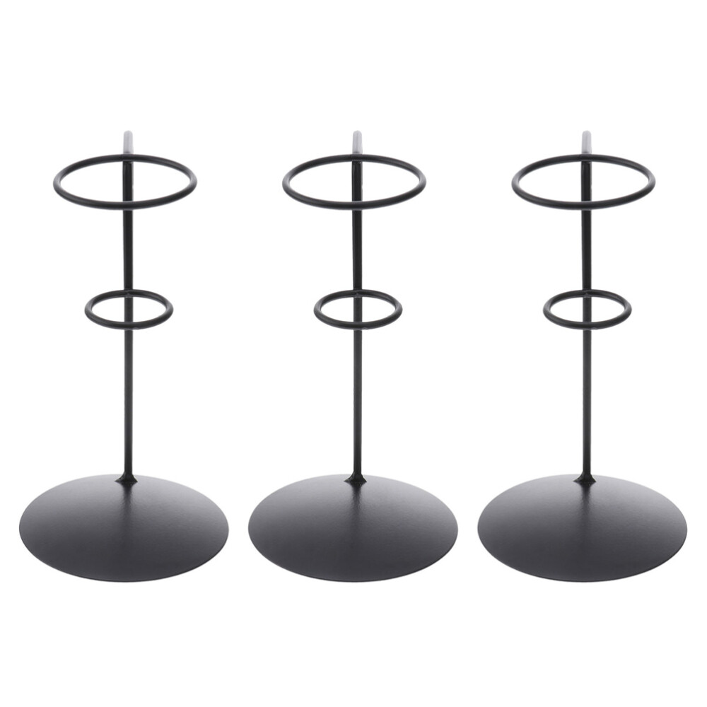 3Pcs Ice Cream Cone Holder Egg Cone Holder Iron Cone Holder Stand