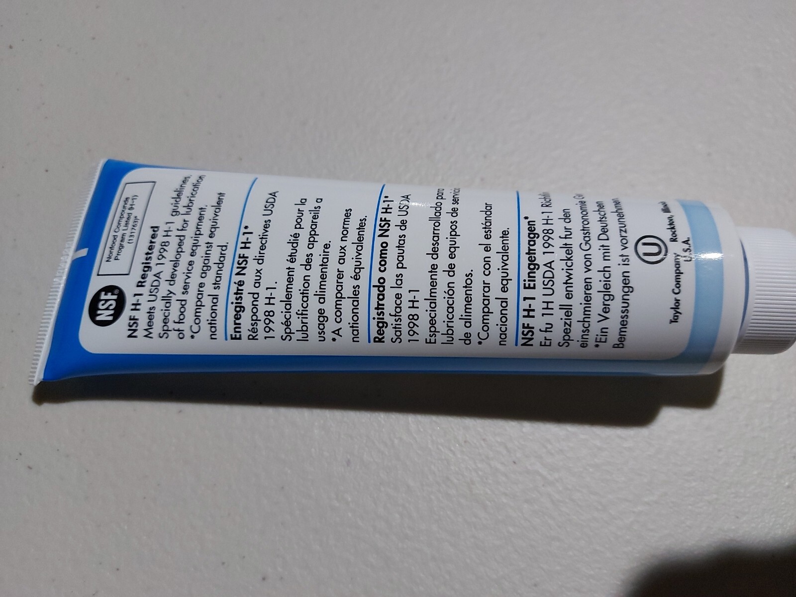 Taylor 47518 – 4 oz Tube Sanitary Soft Serve Lubricant Free Shipping USA Only