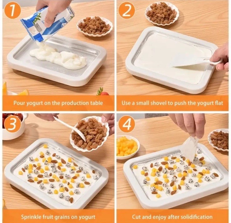 Household Ice Machine Ice Cream Machine Mini Fried Yogurt Machine NO ACCESSORIES