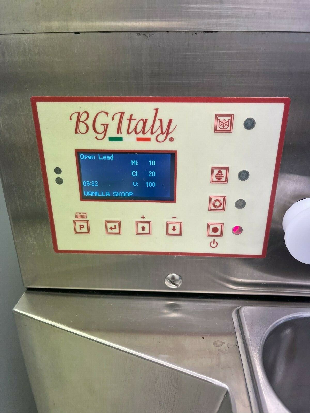 BG Italy INST21 2 Pot Ice Cream/Gelato Machine (Makes ACAI BOWLS)