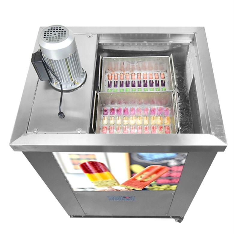 Kolice commercial 2 mold sets ice popsicle machine, ice lollipop machine
