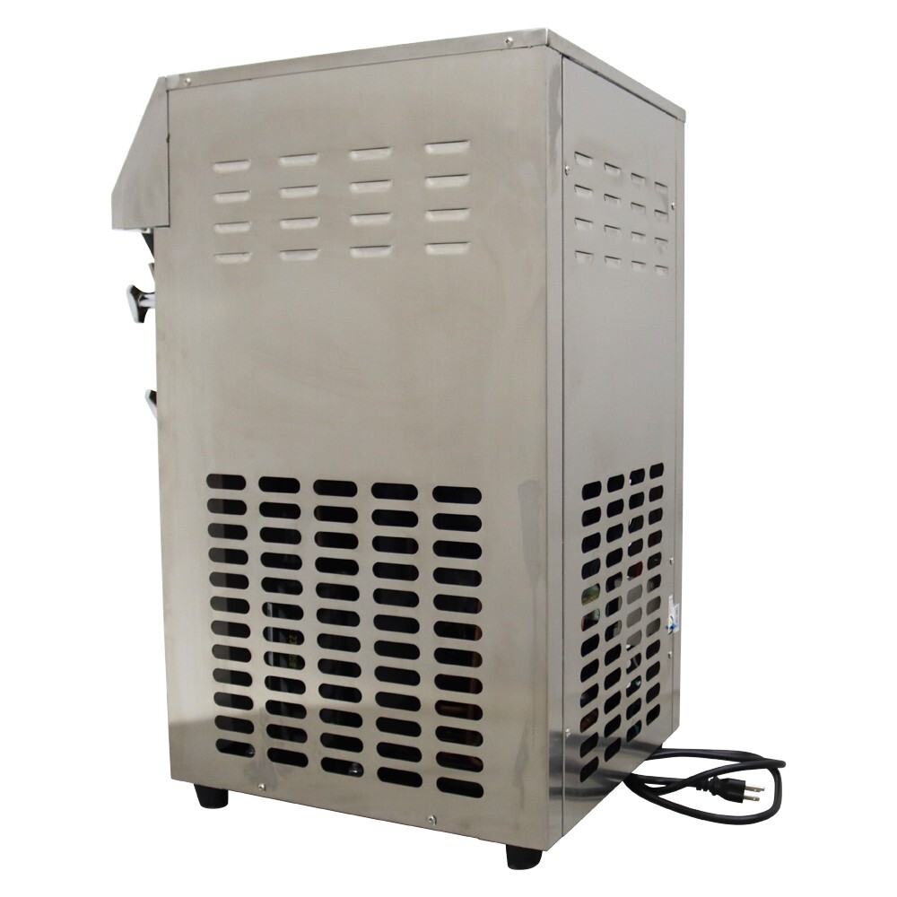 110V 3 Flavors Soft Ice Cream Machine Pre-cooling Ice Cream Maker 3.6L 2-Tank