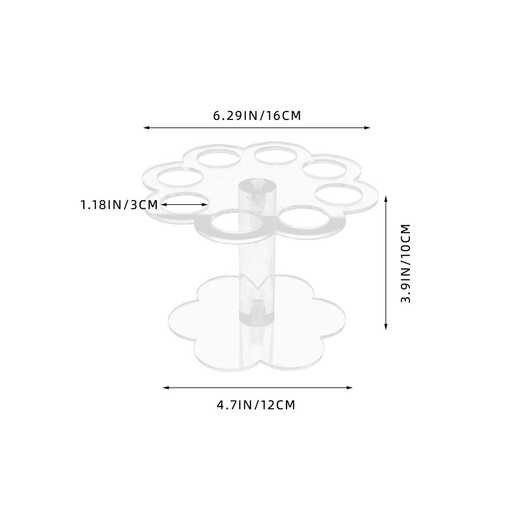 Cupcake Stand Cotton Candy Stand Cone Washable Ice Cream Holder Clear Acrylic