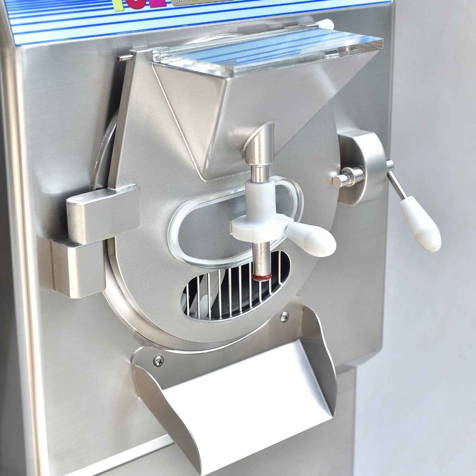 Kolice ETL Italian Ice Machine Gelato Ice Cream Maker with Stainless Steel Door