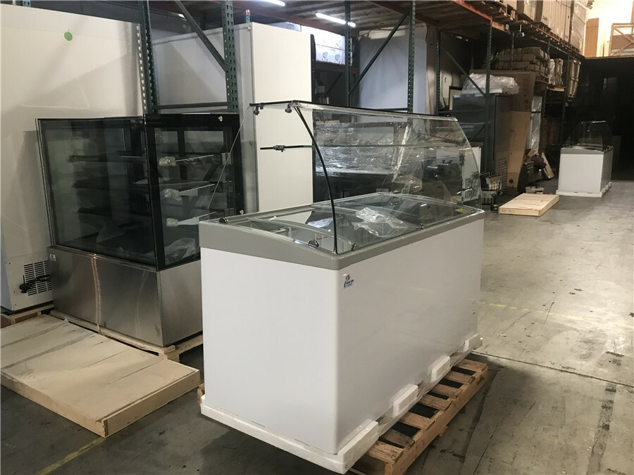 NEW 60″ Ice Cream Popsicle Freezer Chest Showcase Display Commercial NSF GL