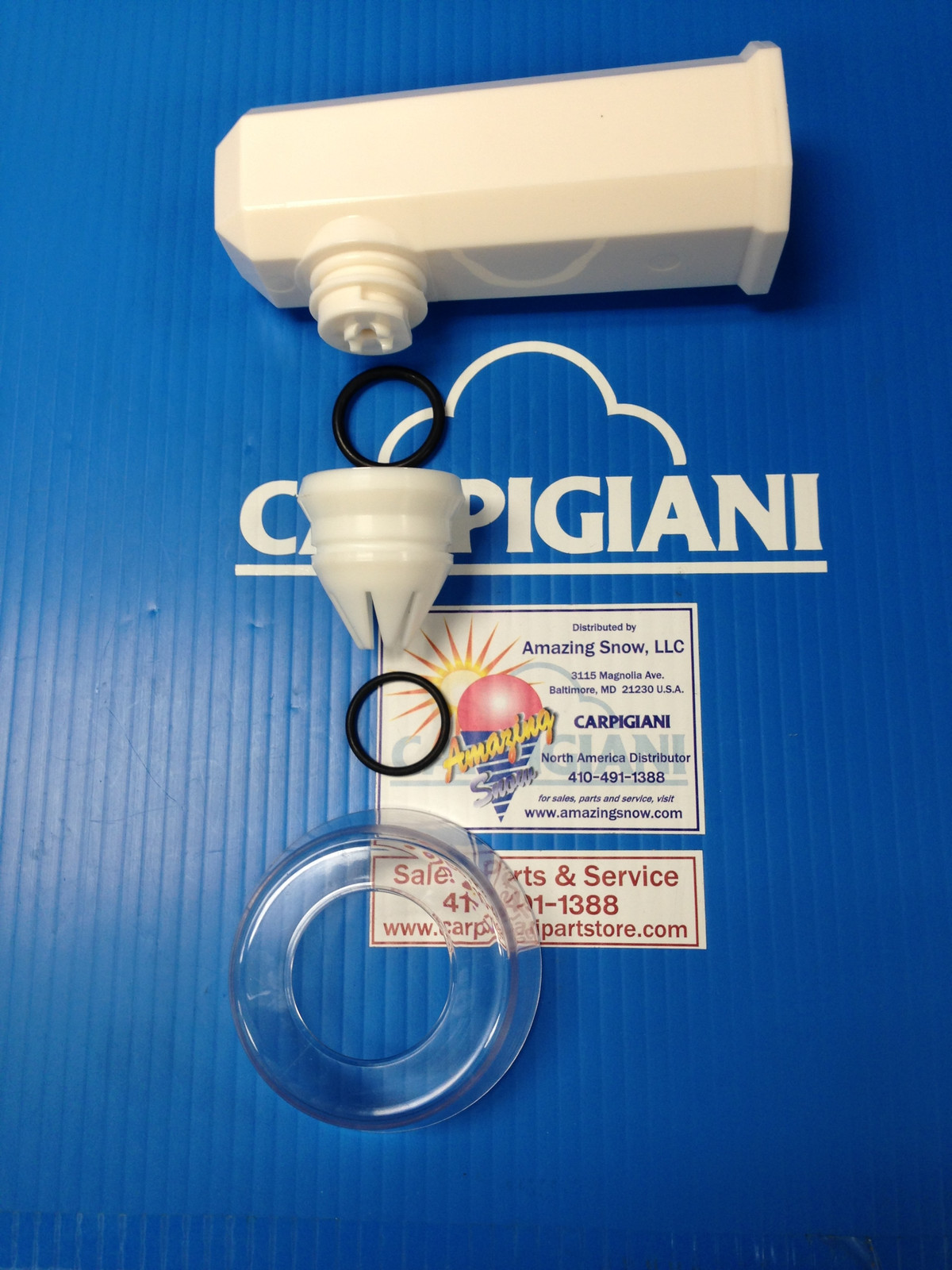 Carpigiani Coldelite Whipped Cream Machine Dispensing Head Model Mini Whip KW 50