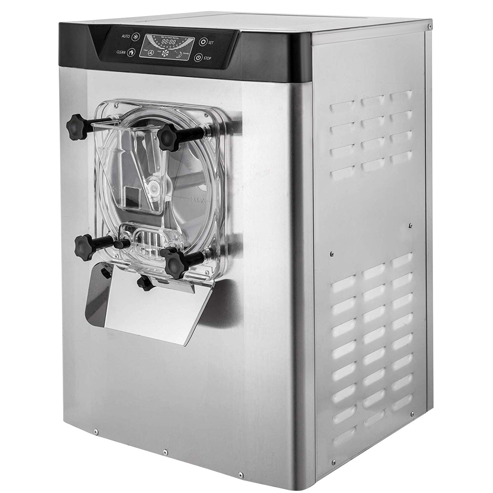 VEVOR 20L/H Frozen Hard Ice Cream Machine LCD Display Commercial Yogurt Maker