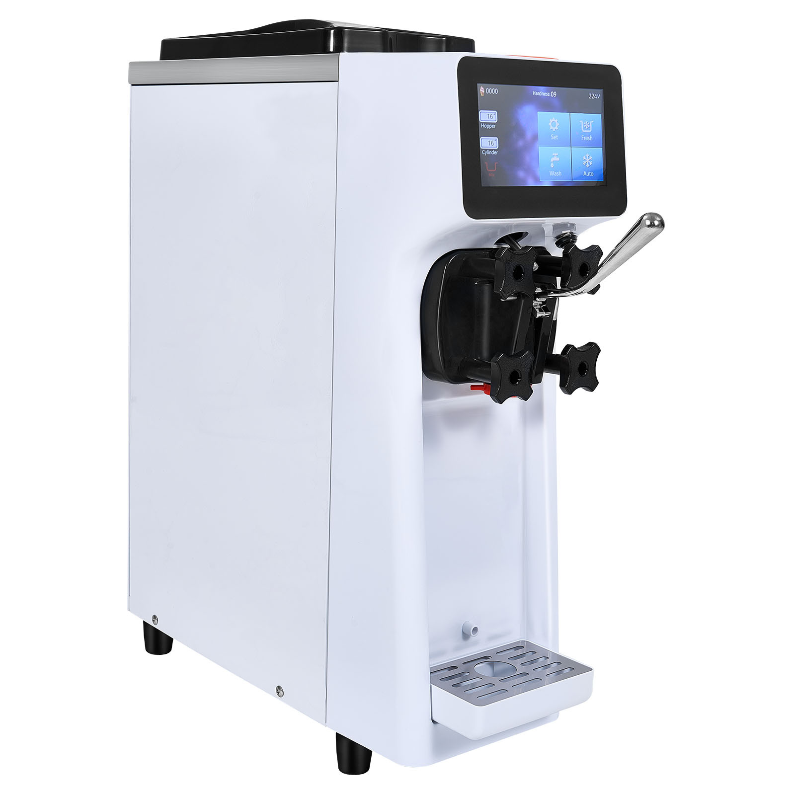 VEVOR Soft Serve Ice Cream Machine 10-20L/H Commercial Ice Cream Maker Tabletop