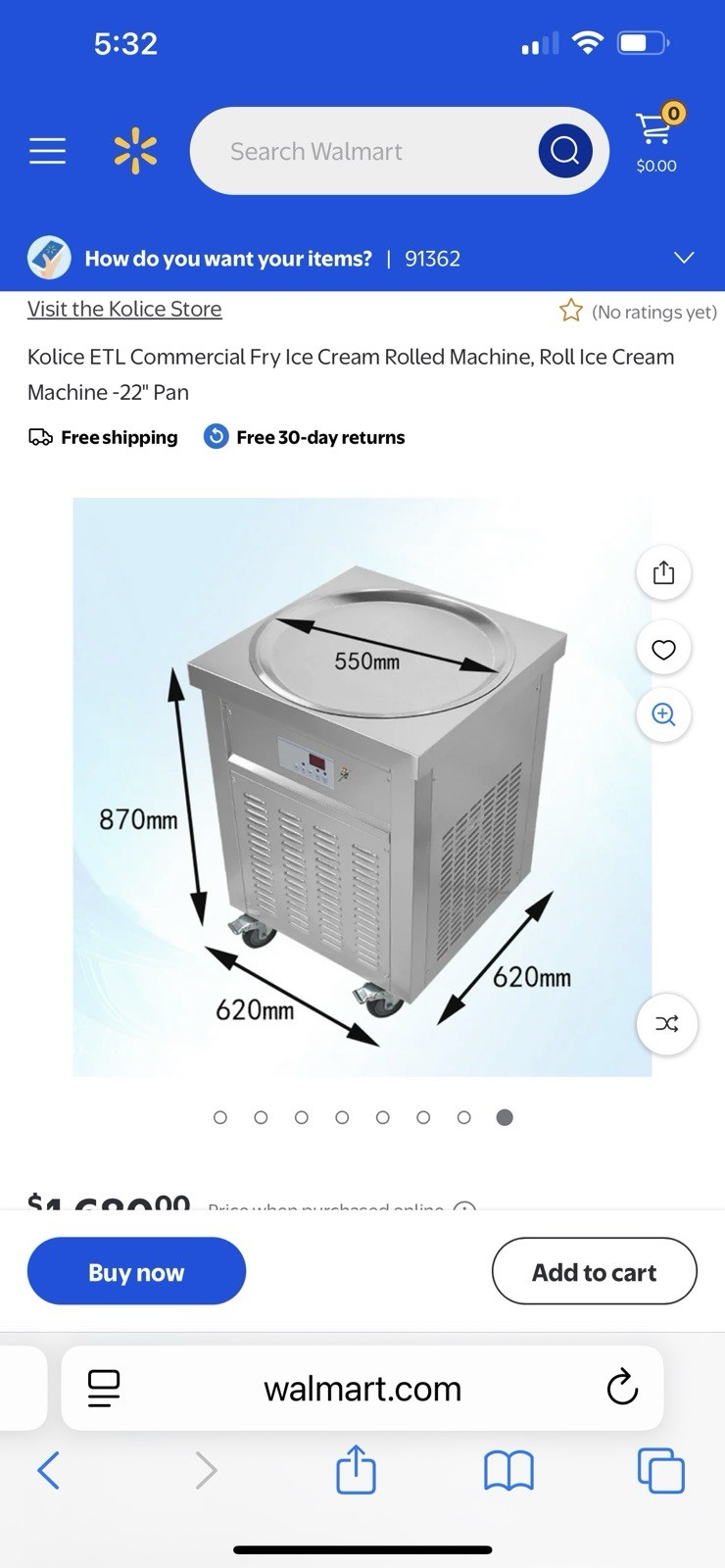 ETL ice frying machine! Hype is simple! It Can make ice cream in various！