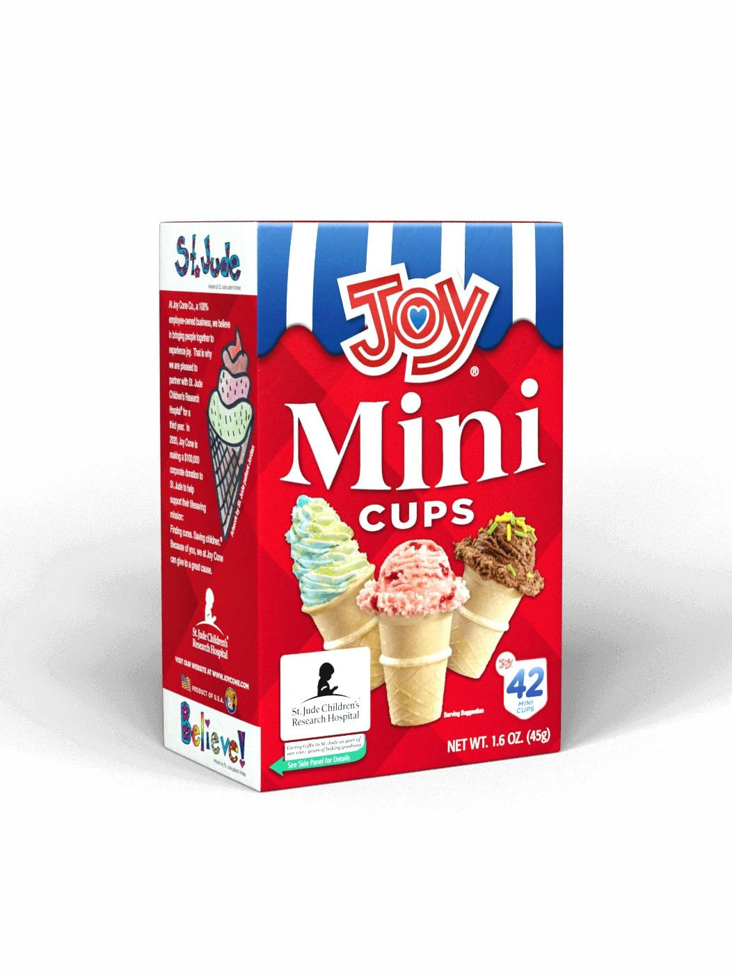 Mini Cups Miniature Ice Cream Cones for Kids, Desserts, Cupcake Cones, Cake Pops