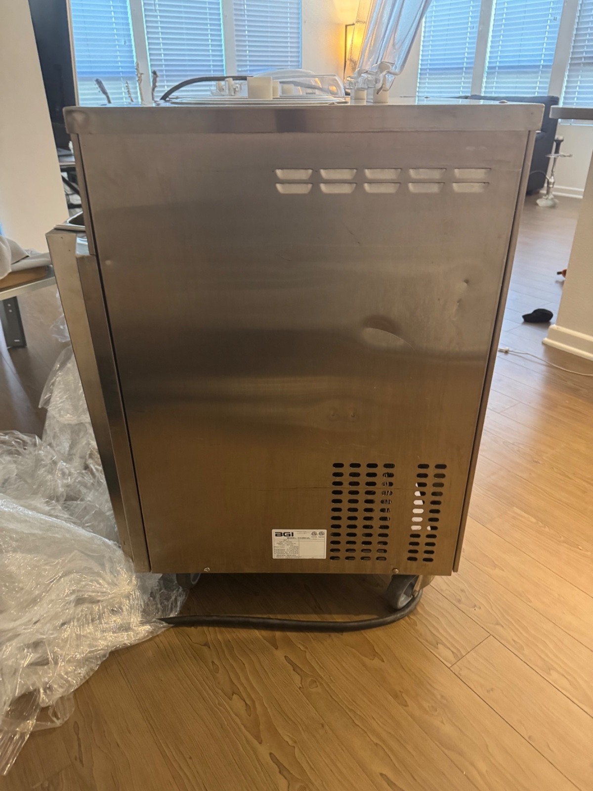 BG Italy INST21 2 Pot Ice Cream/Gelato Machine (Makes ACAI BOWLS)
