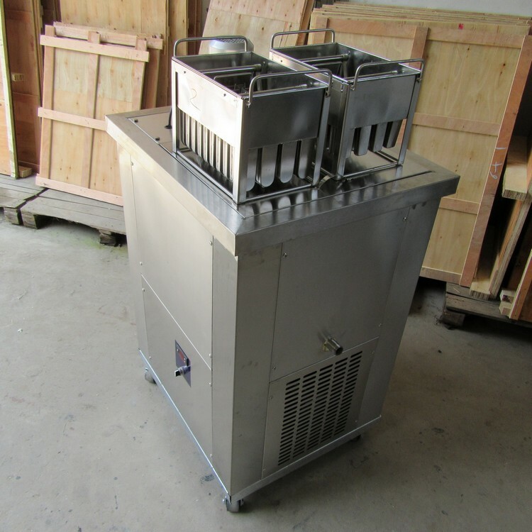 Kolice commercial 2 mold sets ice popsicle machine, ice lollipop machine