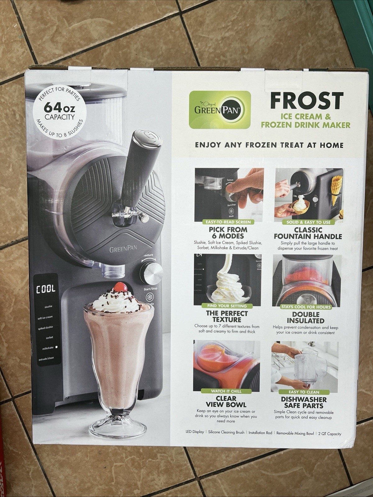 Frost Ice Cream Machine & Frozen Drink Maker, Soft Serve, Slushie, Milkshakes…