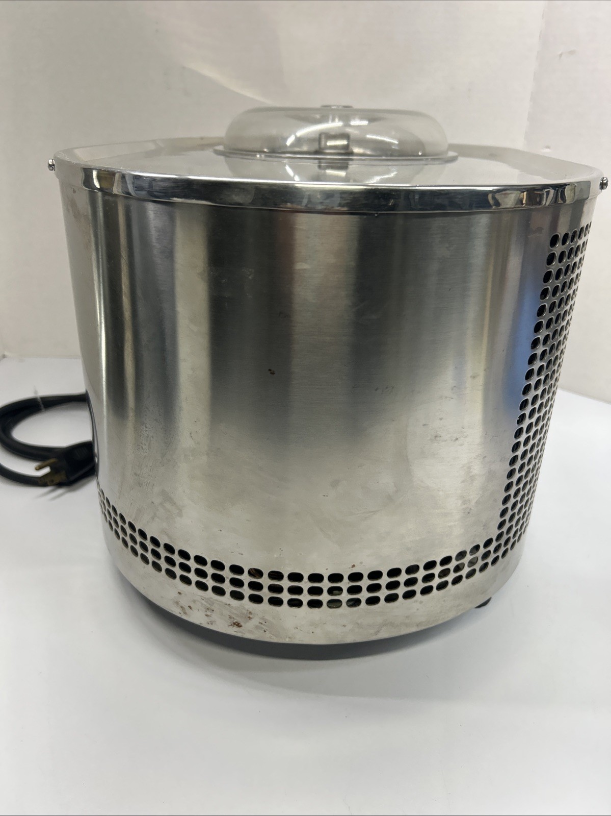 Used Musso Lussino L1 1.5 Quart Ice Cream Maker Made In Italy – Works Great
