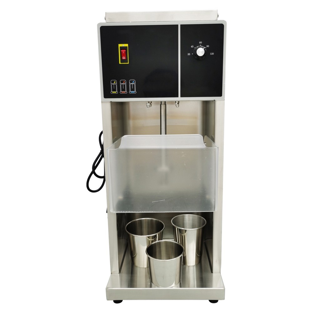 Ice Cream Blender Machine 110V w/ 3 Round Stainless Steel Molds Creamy Ice Cream