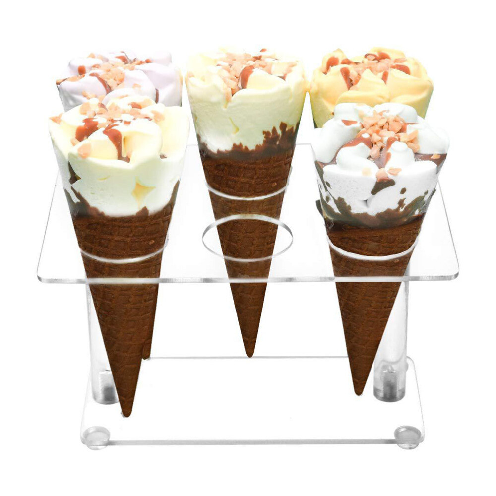 Cupcake Cones Baking Rack Cream Cone Carrier Cream Cup Holder Ice Cream Crisp